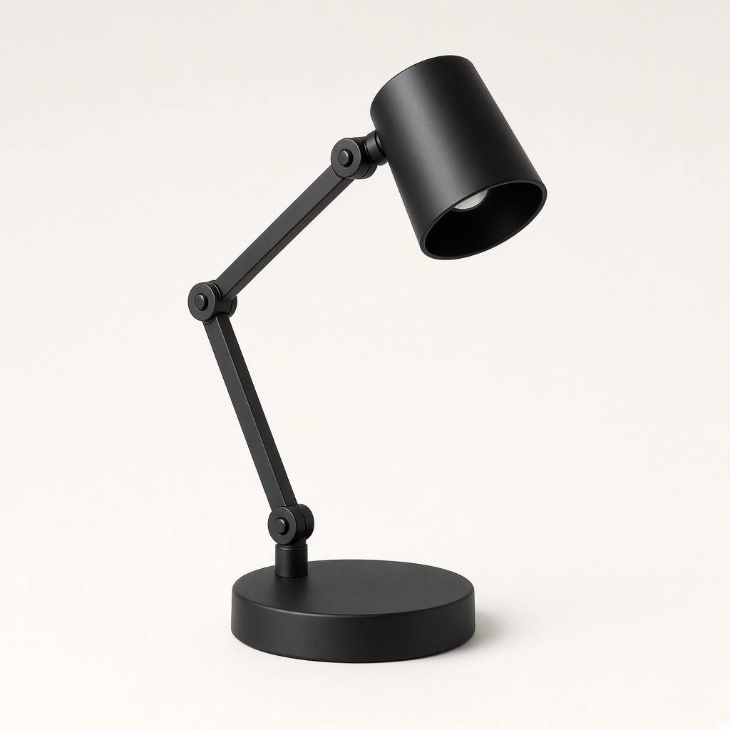 Black Metal Task Lamp