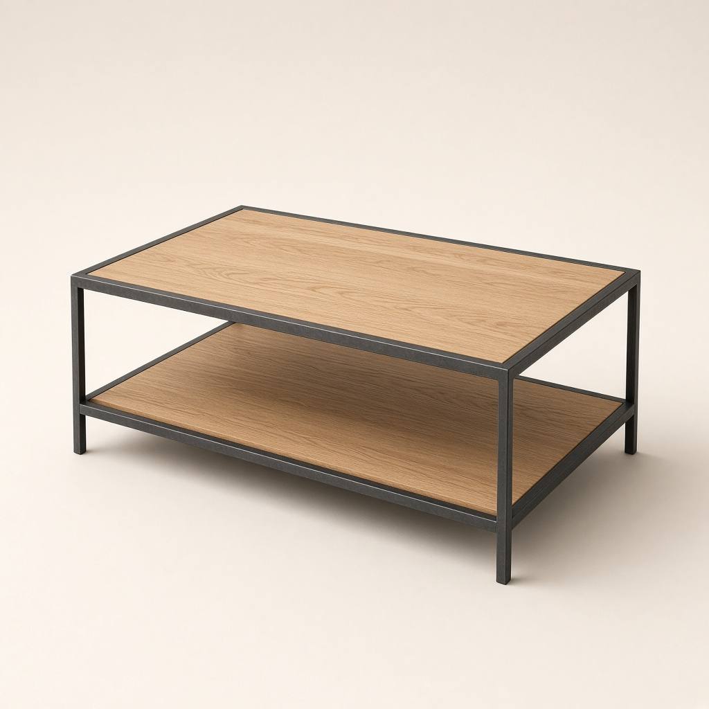 Blackened Steel Coffee Table